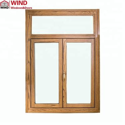 qualité  Swing CE Certification Airtight Aluminum Clad Timber Flush Profile Casement Windows usine
